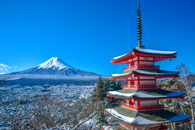 富士山。
